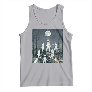 Fresno Nightkittens Nightcrawler Tank Top Funny Horror Cat Cryptid Lover Gift TS12 Athletic Heather Print Your Wear