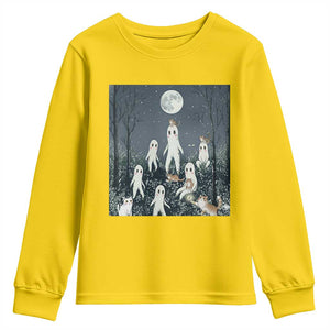 Fresno Nightkittens Nightcrawler Youth Sweatshirt Funny Horror Cat Cryptid Lover Gift TS12 Daisy Print Your Wear