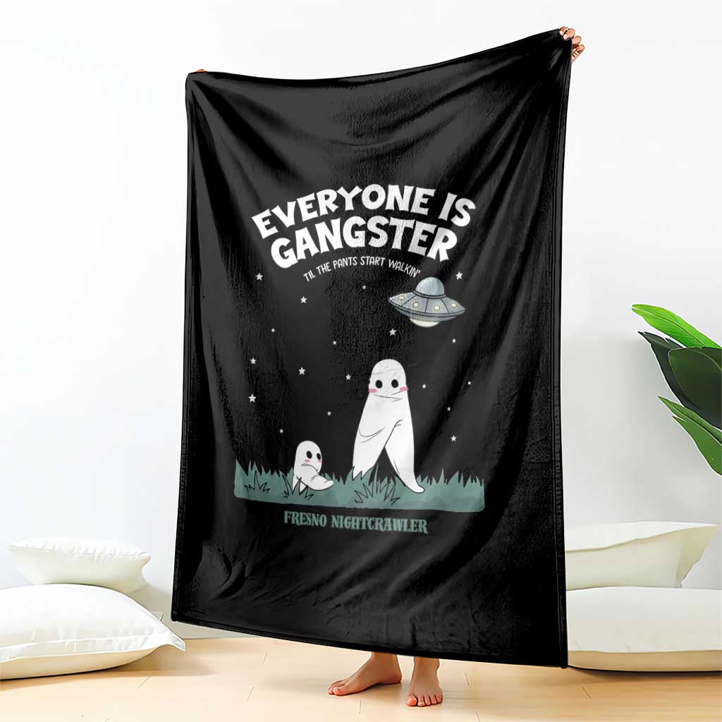 Gangster Til The Pants Start Walkin Nightcrawler Throw Blanket Funny Cryptid Hunter TS12 Print Your Wear