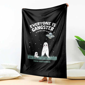 Gangster Til The Pants Start Walkin Nightcrawler Throw Blanket Funny Cryptid Hunter TS12 Print Your Wear