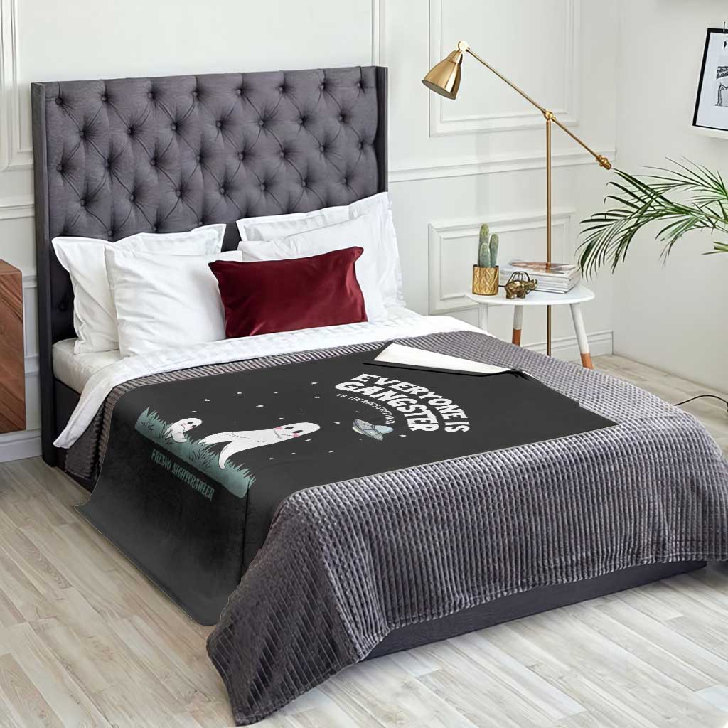 Gangster Til The Pants Start Walkin Nightcrawler Throw Blanket Funny Cryptid Hunter TS12 Print Your Wear