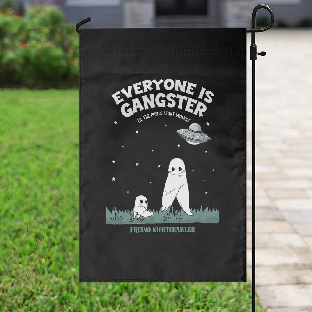 Gangster Til The Pants Start Walkin Nightcrawler Garden Flag Funny Cryptid Hunter TS12 Print Your Wear