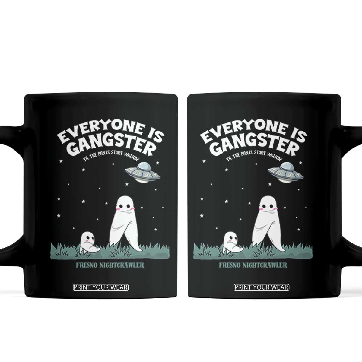 Gangster Til The Pants Start Walkin Nightcrawler Coffee Mug Funny Cryptid Hunter TS12 Black Print Your Wear