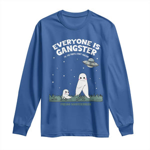 Gangster Til The Pants Start Walkin Nightcrawler Long Sleeve Shirt Funny Cryptid Hunter TS12 Royal Blue Print Your Wear