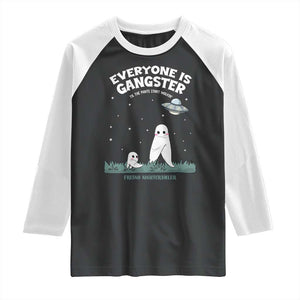 Gangster Til The Pants Start Walkin Nightcrawler Raglan Shirt Funny Cryptid Hunter TS12 Black White Print Your Wear