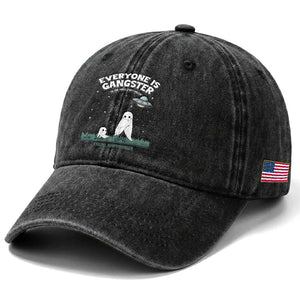 Gangster Til The Pants Start Walkin Nightcrawler Washed Cotton Baseball Cap Funny Cryptid Hunter TS12 Print Your Wear