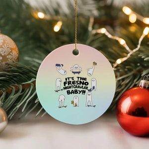 Its The Fresno Nightcrawler Baby Ceramic Ornament Funny Cryptid Skate Style Gift TS12 1pc Pastel Print Your Wear