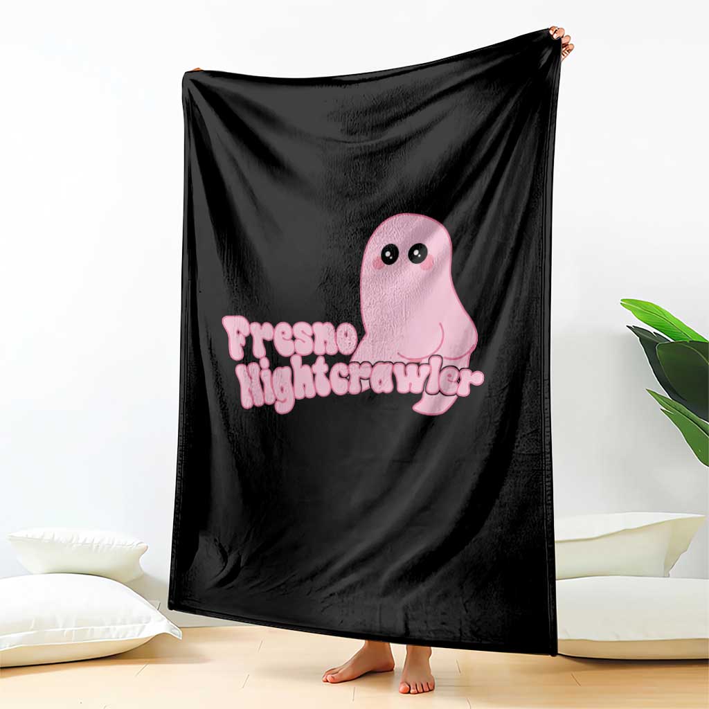 Pink Fresno Nightcrawler Throw Blanket Cryptidcore Aesthetic Gift For Girl TS12 Print Your Wear