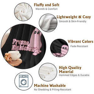 Pink Fresno Nightcrawler Throw Blanket Cryptidcore Aesthetic Gift For Girl TS12 Print Your Wear