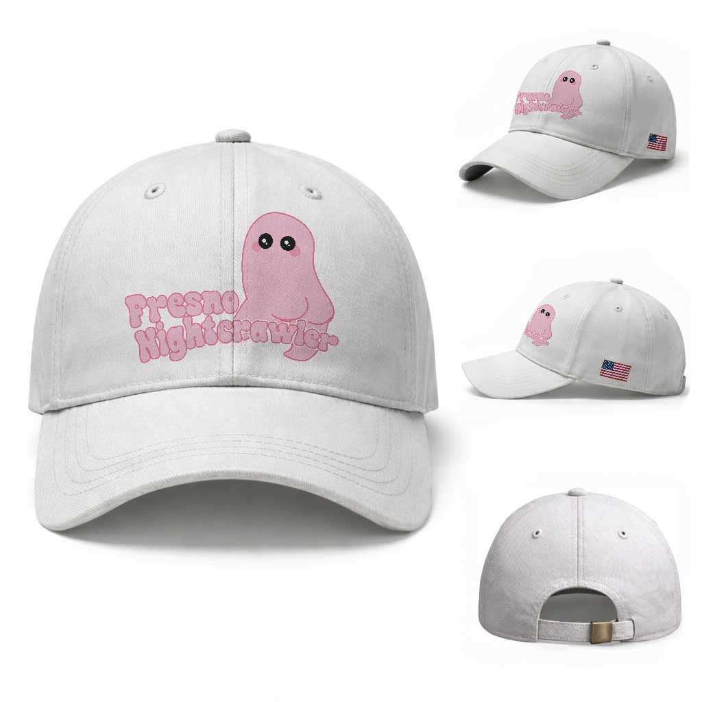 Pink Fresno Nightcrawler Baseball Cap Cryptidcore Aesthetic Gift For Girl TS12 Baseball Cap Universal Fit White Print Your Wear