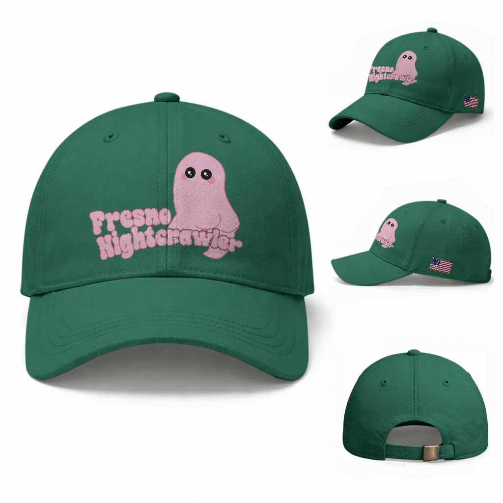 Pink Fresno Nightcrawler Baseball Cap Cryptidcore Aesthetic Gift For Girl TS12 Baseball Cap Universal Fit Irish Green Print Your Wear