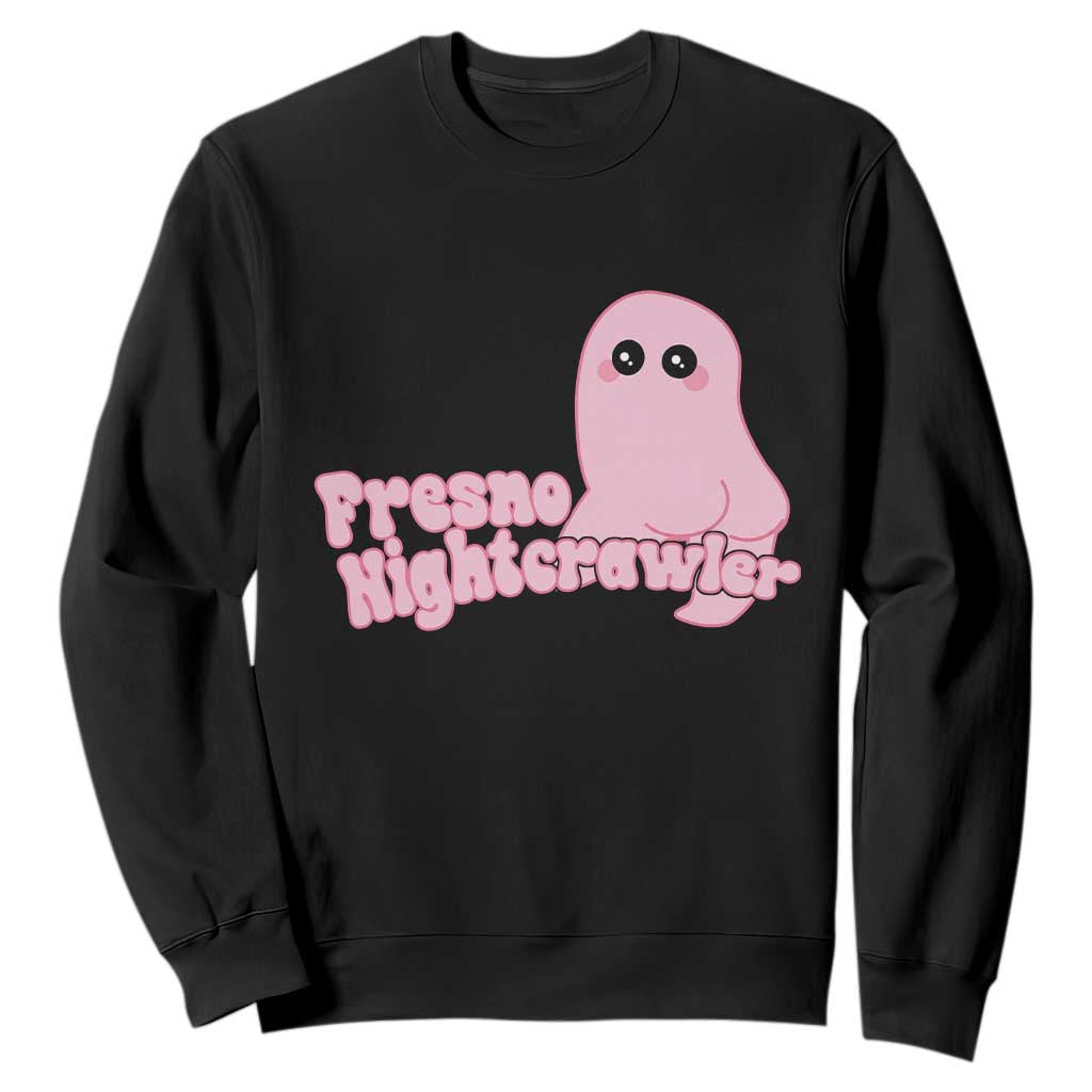 Pink Fresno Nightcrawler Sweatshirt Cryptidcore Aesthetic Gift For Girl TS12 Black Print Your Wear