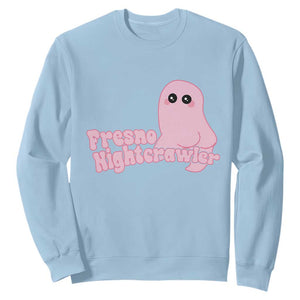 Pink Fresno Nightcrawler Sweatshirt Cryptidcore Aesthetic Gift For Girl TS12 Light Blue Print Your Wear