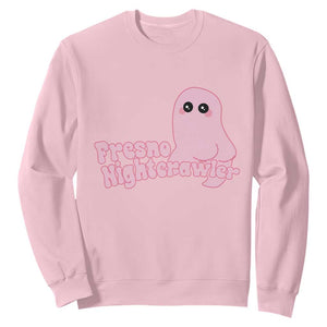 Pink Fresno Nightcrawler Sweatshirt Cryptidcore Aesthetic Gift For Girl TS12 Light Pink Print Your Wear
