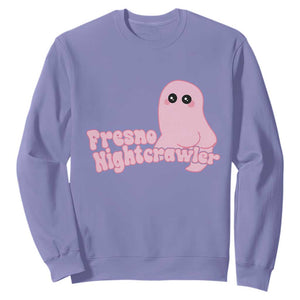 Pink Fresno Nightcrawler Sweatshirt Cryptidcore Aesthetic Gift For Girl TS12 Violet Print Your Wear
