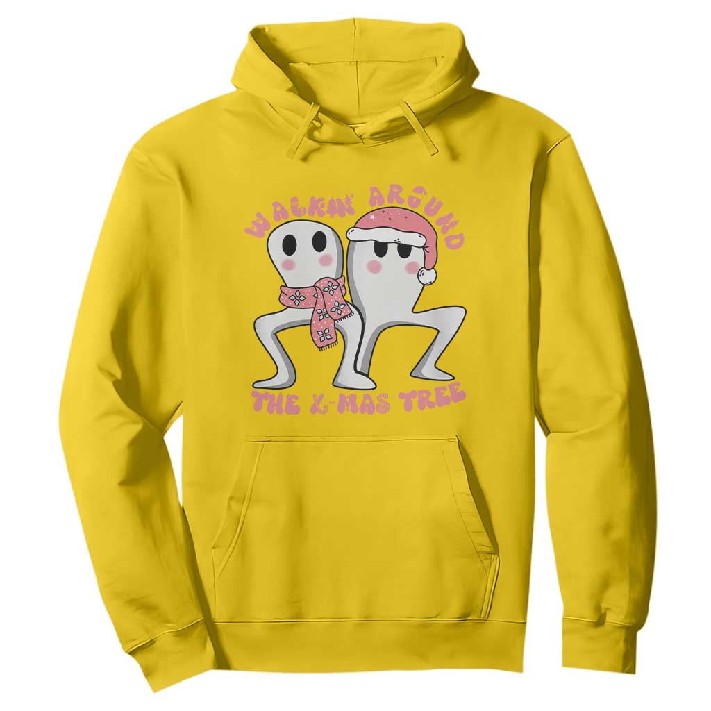 Walkin Around The Xmas Tree Hoodie Fresno Nightcrawler Cryptid Christmas Gift TS12 Daisy Print Your Wear