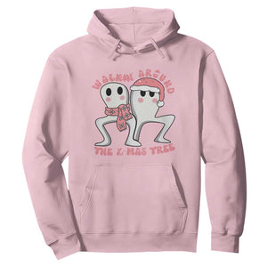 Walkin Around The Xmas Tree Hoodie Fresno Nightcrawler Cryptid Christmas Gift TS12 Light Pink Print Your Wear
