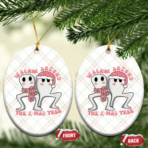 Walkin Around The Xmas Tree Ceramic Ornament Fresno Nightcrawler Cryptid Christmas Gift TS12 Print Your Wear