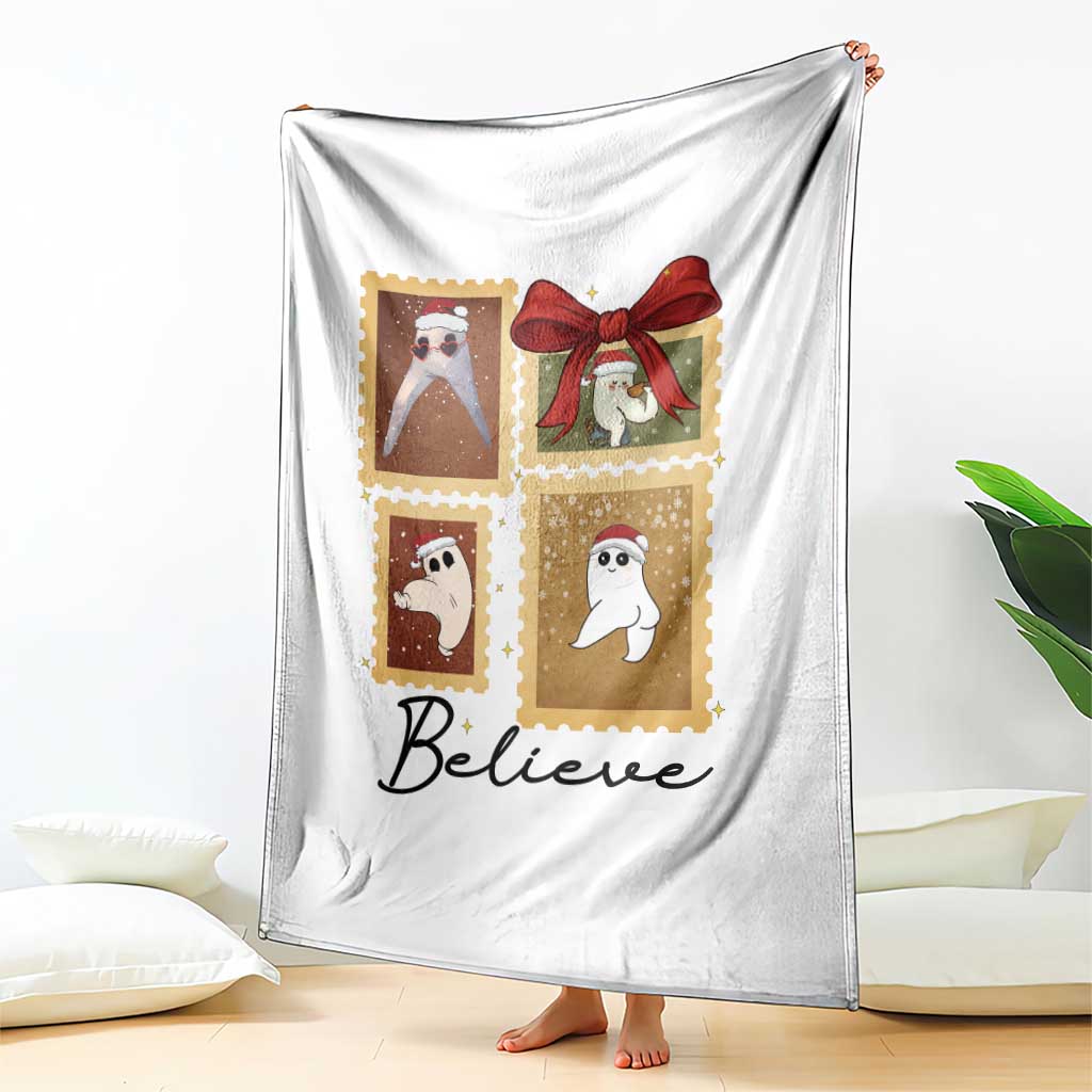 Fresno Nightcrawler Cryptid Christmas Believe Gift Throw Blanket TS12 Print Your Wear