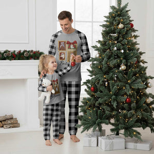 Fresno Nightcrawler Cryptid Christmas Believe Gift Plaid Pajama Set TS12 White Plaid Print Your Wear