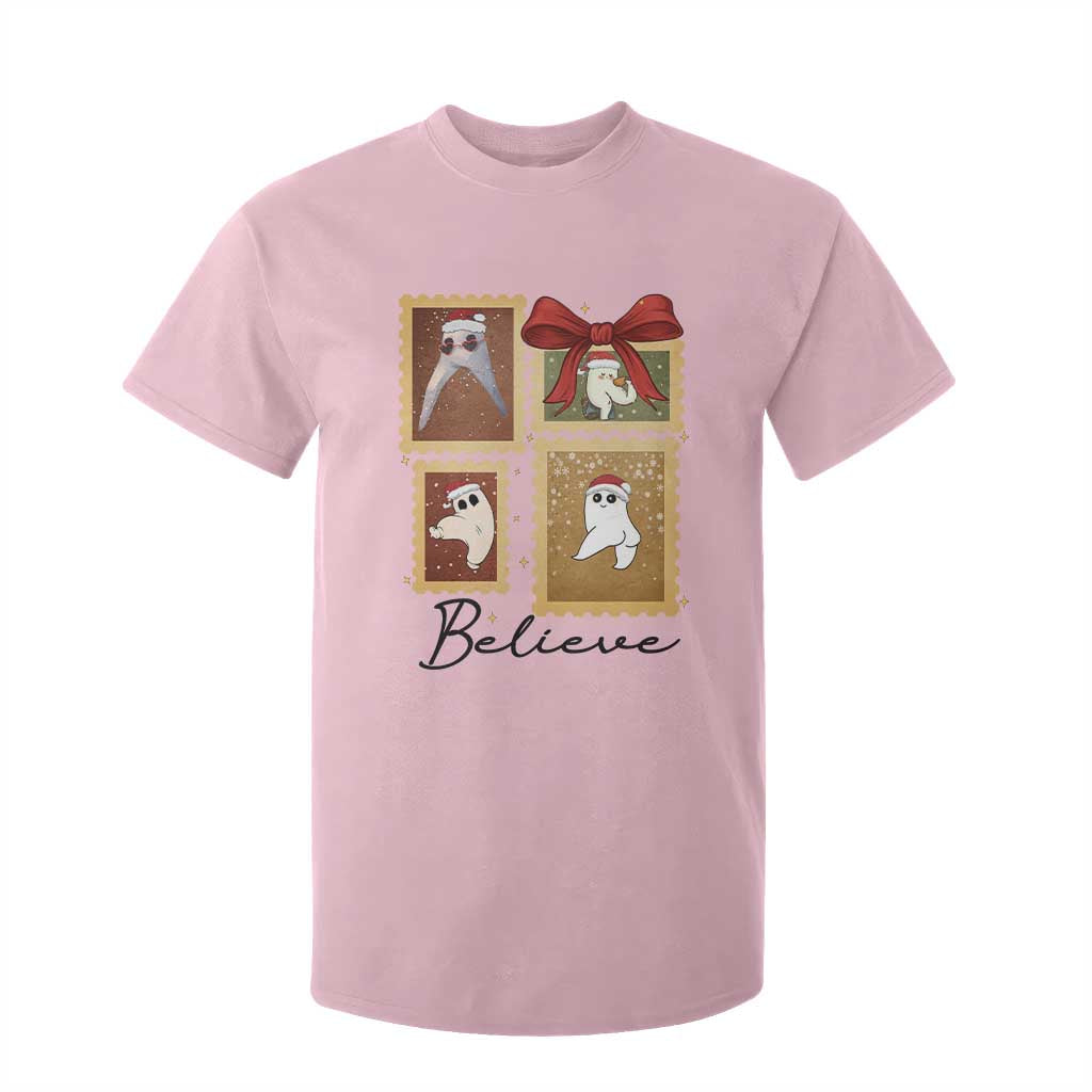Fresno Nightcrawler Cryptid Christmas Believe Gift T Shirt For Kid TS12 Light Pink Print Your Wear