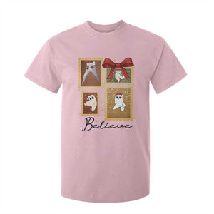Fresno Nightcrawler Cryptid Christmas Believe Gift T Shirt For Kid TS12 Light Pink Print Your Wear