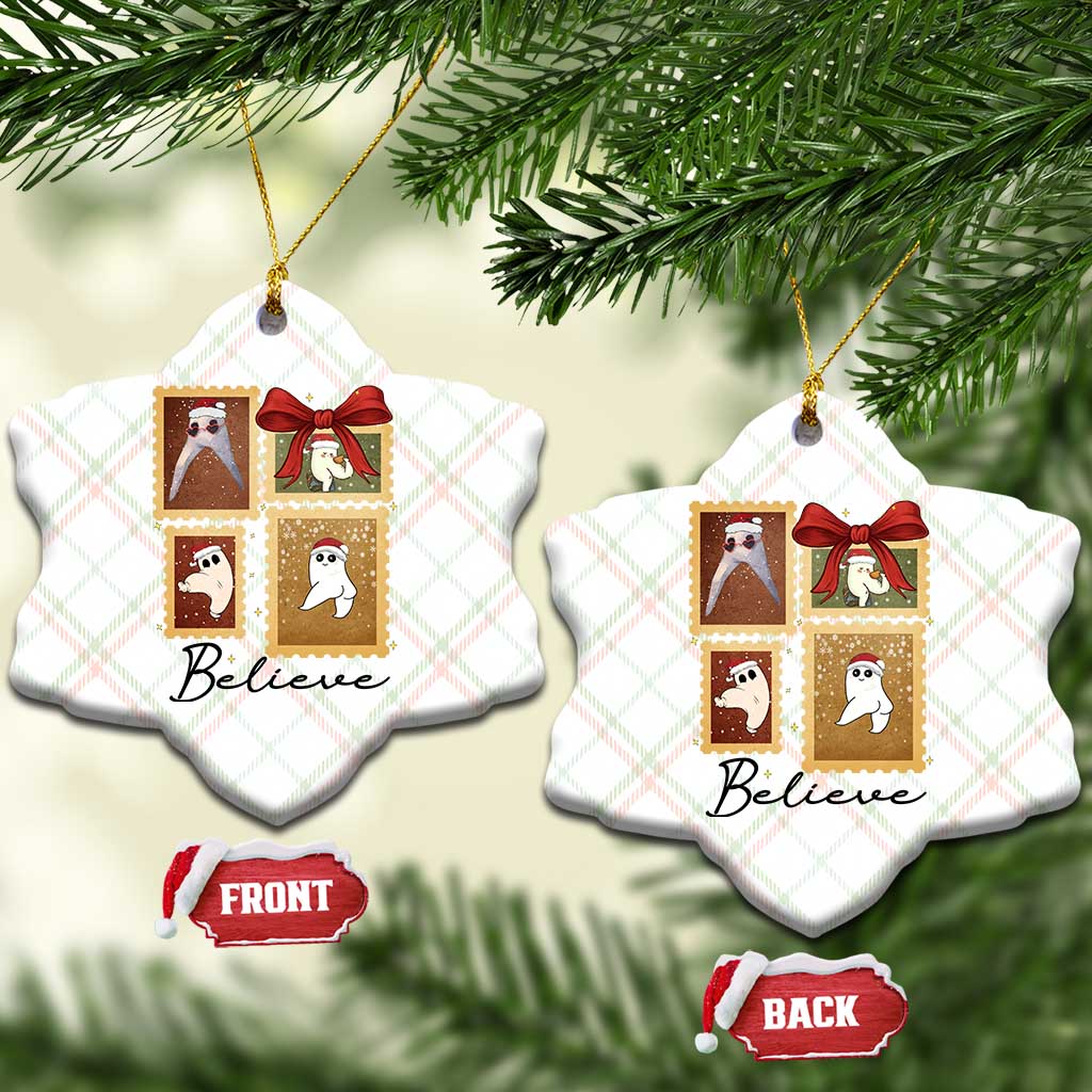 Fresno Nightcrawler Cryptid Christmas Believe Gift Ceramic Ornament TS12 Print Your Wear