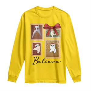 Fresno Nightcrawler Cryptid Christmas Believe Gift Long Sleeve Shirt TS12 Daisy Print Your Wear