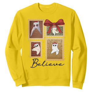 Fresno Nightcrawler Cryptid Christmas Believe Gift Sweatshirt TS12 Daisy Print Your Wear