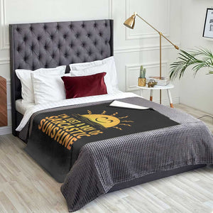 Funny Im Just A Ray Of Sarcastic Sunshine Throw Blanket No Filter Attitude Gift TS12 Print Your Wear