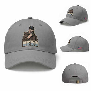 Community Hero Alex Pretti Baseball Cap Minneapolis Support Gift TS12 Baseball Cap Universal Fit Sport Gray Print Your Wear