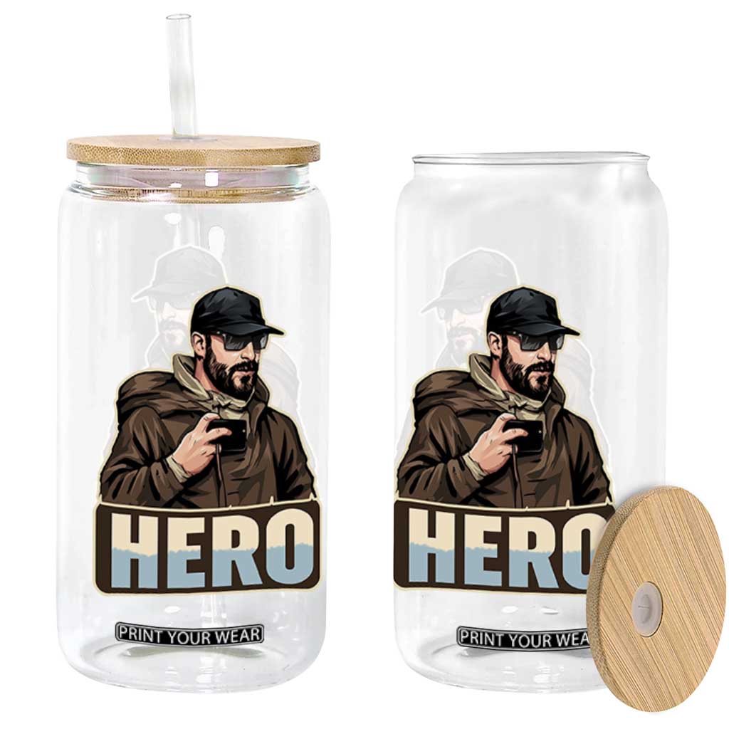 Community Hero Alex Pretti Glass Can Minneapolis Support Gift TS12 Print Your Wear