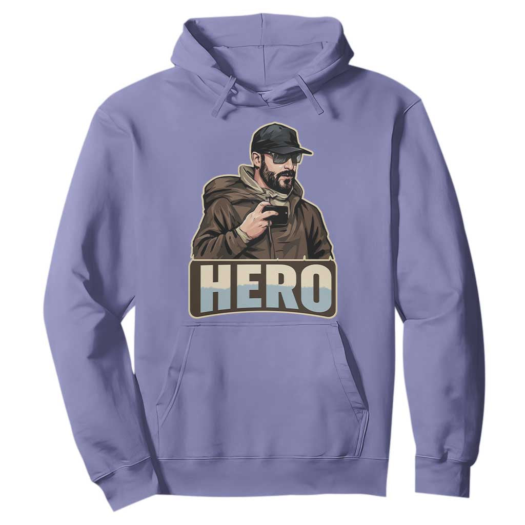 Community Hero Alex Pretti Hoodie Minneapolis Support Gift TS12 Violet Print Your Wear