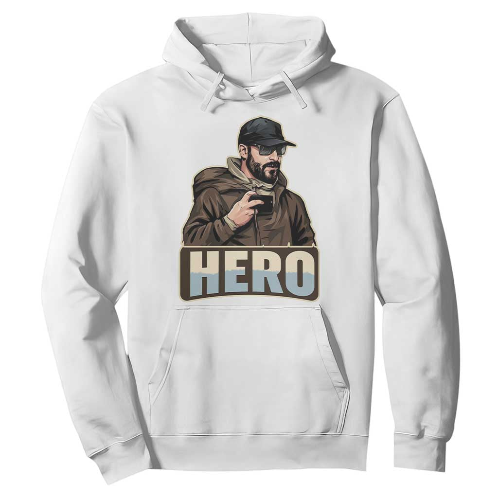 Community Hero Alex Pretti Hoodie Minneapolis Support Gift TS12 White Print Your Wear