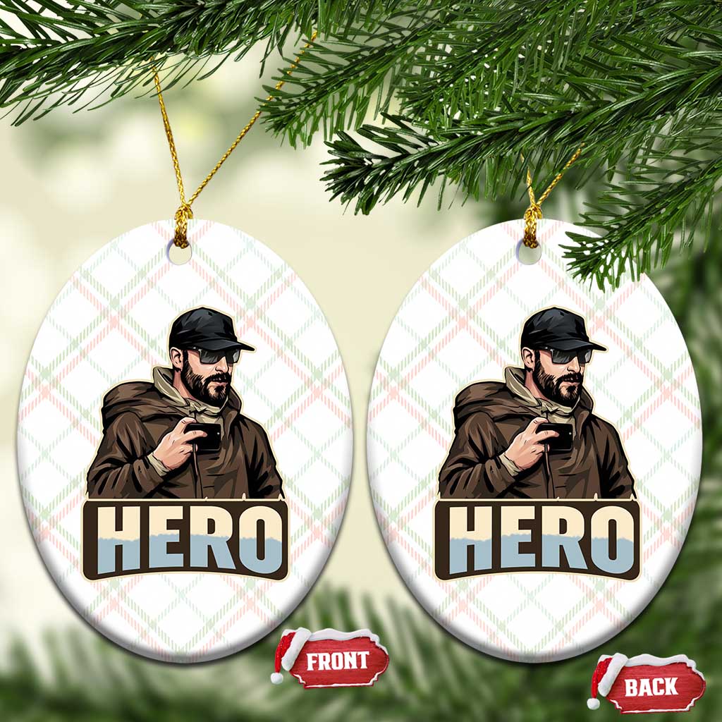 Community Hero Alex Pretti Ceramic Ornament Minneapolis Support Gift TS12 Print Your Wear