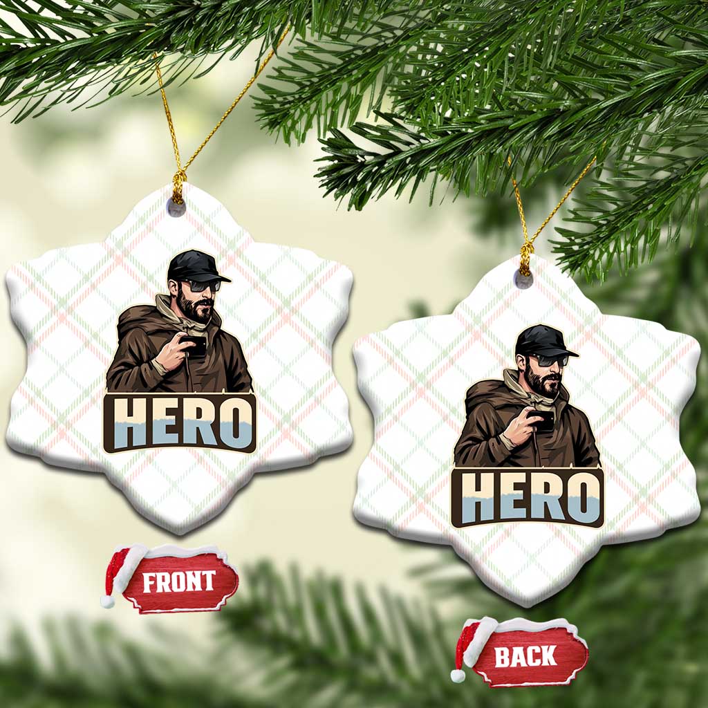 Community Hero Alex Pretti Ceramic Ornament Minneapolis Support Gift TS12 Print Your Wear