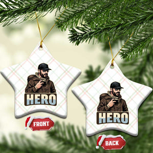 Community Hero Alex Pretti Ceramic Ornament Minneapolis Support Gift TS12 Print Your Wear