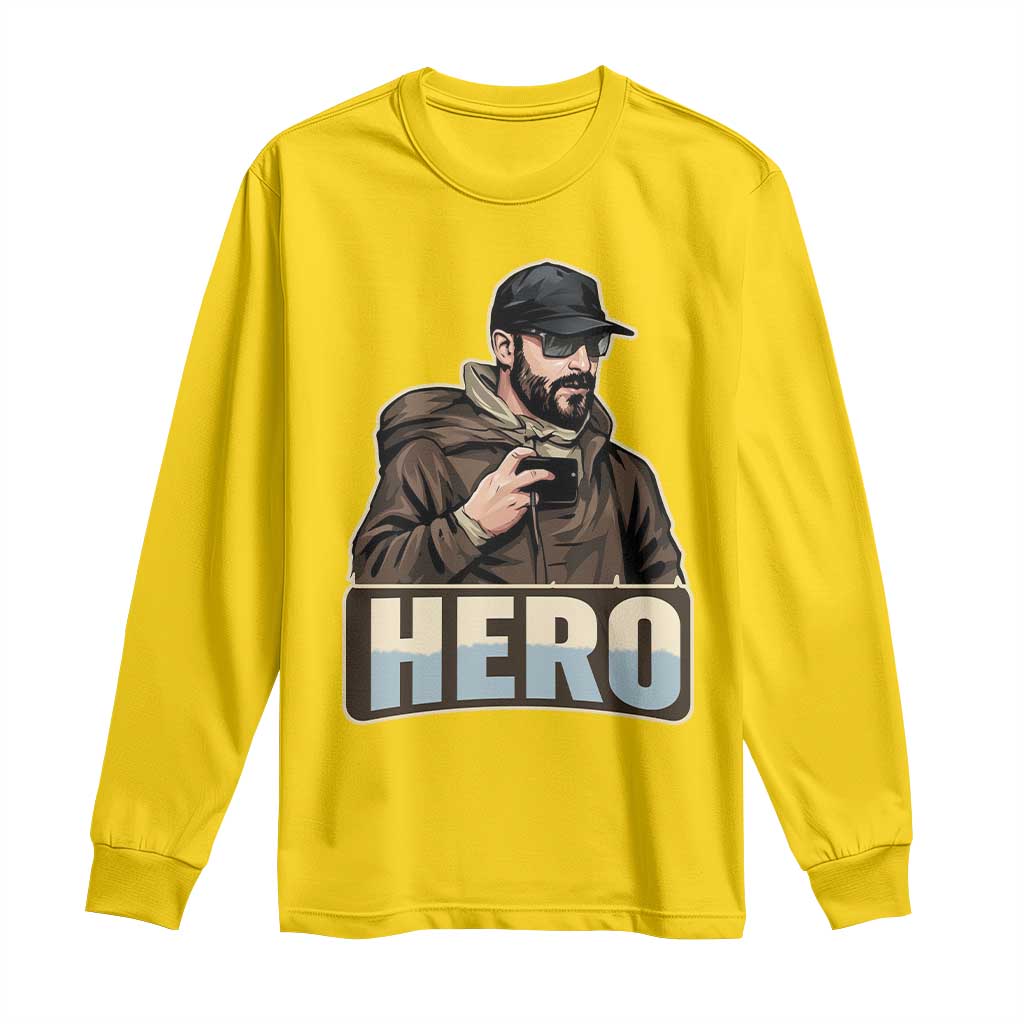 Community Hero Alex Pretti Long Sleeve Shirt Minneapolis Support Gift TS12 Daisy Print Your Wear