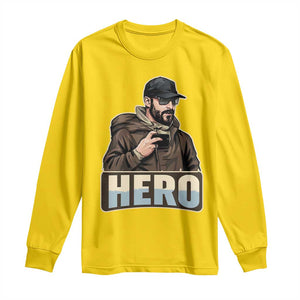 Community Hero Alex Pretti Long Sleeve Shirt Minneapolis Support Gift TS12 Daisy Print Your Wear