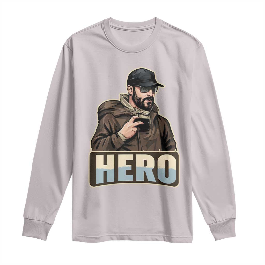 Community Hero Alex Pretti Long Sleeve Shirt Minneapolis Support Gift TS12 Ice Gray Print Your Wear