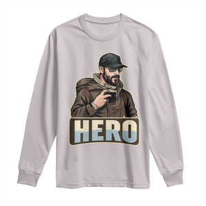 Community Hero Alex Pretti Long Sleeve Shirt Minneapolis Support Gift TS12 Ice Gray Print Your Wear