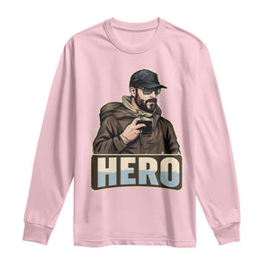 Community Hero Alex Pretti Long Sleeve Shirt Minneapolis Support Gift TS12 Light Pink Print Your Wear