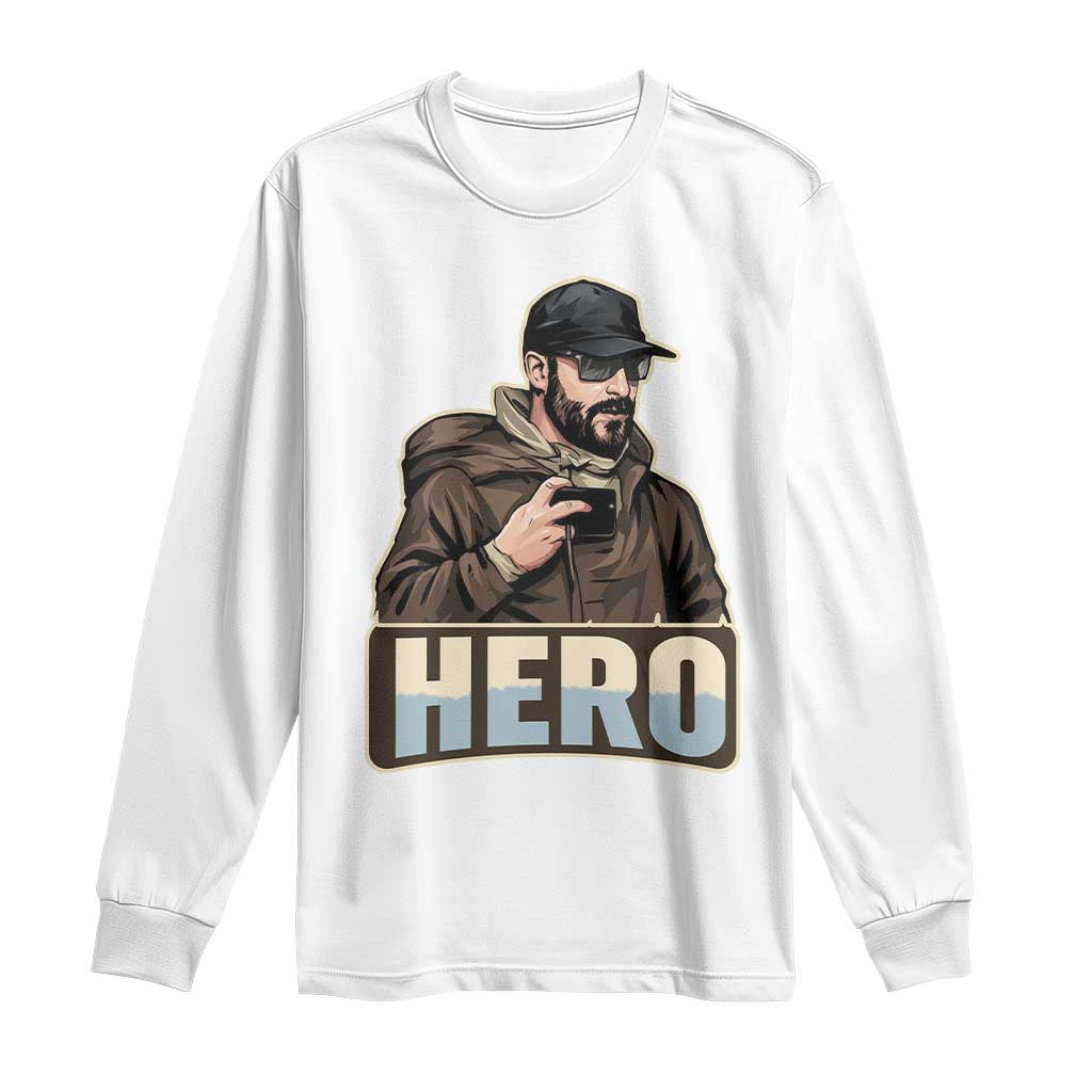 Community Hero Alex Pretti Long Sleeve Shirt Minneapolis Support Gift TS12 White Print Your Wear