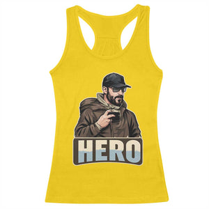 Community Hero Alex Pretti Racerback Tank Top Minneapolis Support Gift TS12 Daisy Print Your Wear