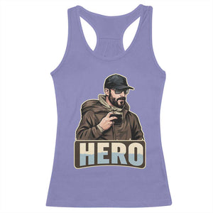 Community Hero Alex Pretti Racerback Tank Top Minneapolis Support Gift TS12 Violet Print Your Wear