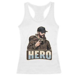 Community Hero Alex Pretti Racerback Tank Top Minneapolis Support Gift TS12 White Print Your Wear