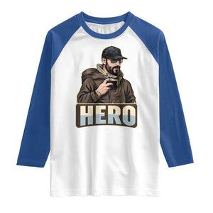 Community Hero Alex Pretti Raglan Shirt Minneapolis Support Gift TS12 White Royal Print Your Wear