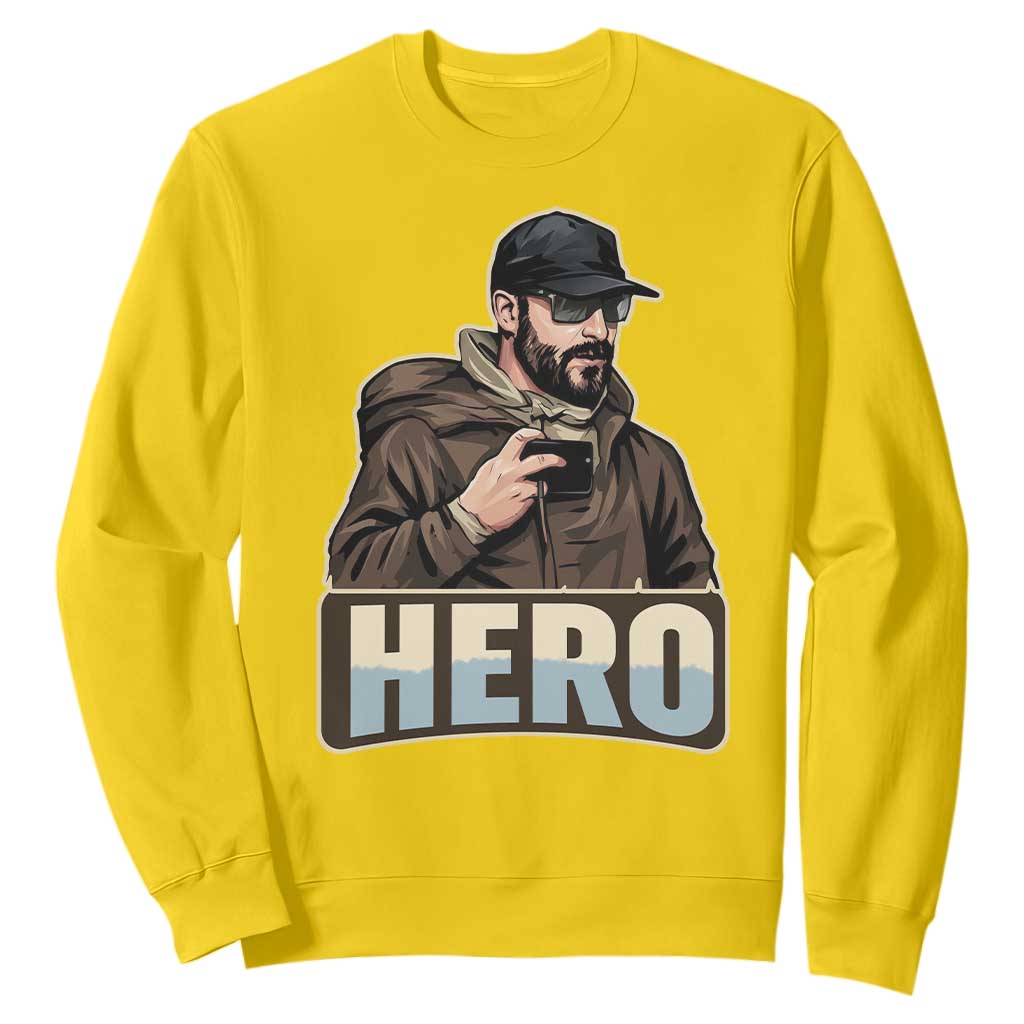 Community Hero Alex Pretti Sweatshirt Minneapolis Support Gift TS12 Daisy Print Your Wear