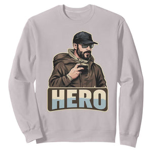 Community Hero Alex Pretti Sweatshirt Minneapolis Support Gift TS12 Ice Gray Print Your Wear