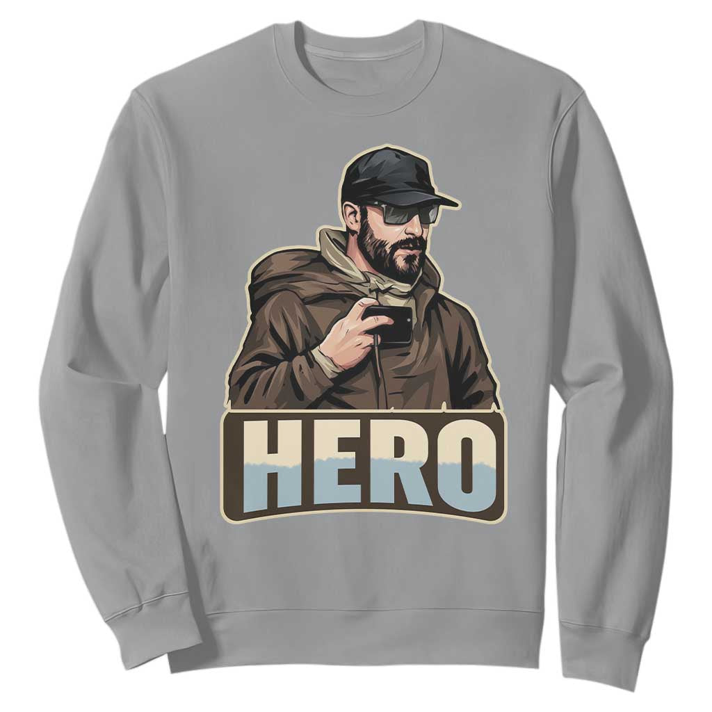 Community Hero Alex Pretti Sweatshirt Minneapolis Support Gift TS12 Sport Gray Print Your Wear